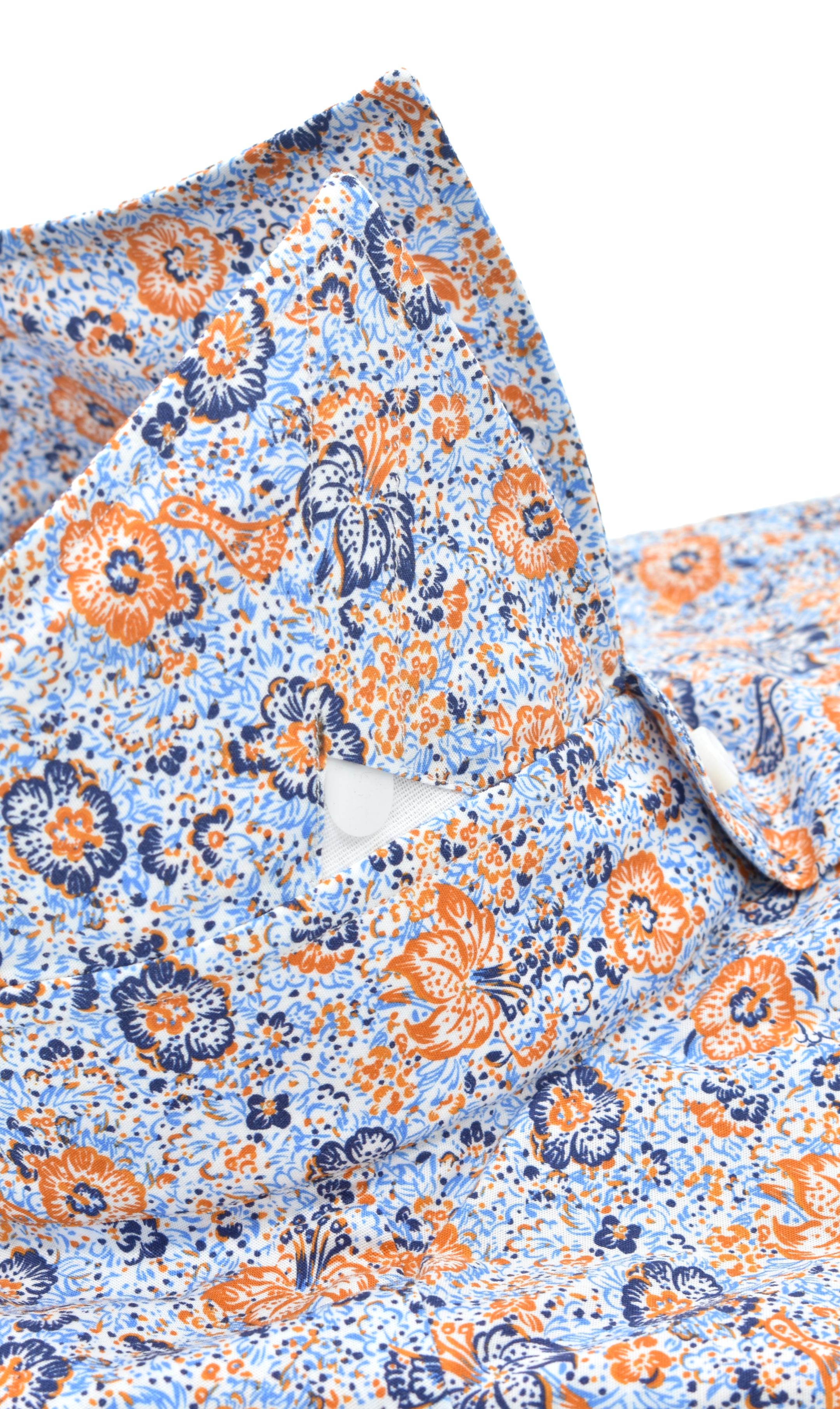 Hemd Handgemacht in Italien Slim Fit Blumen