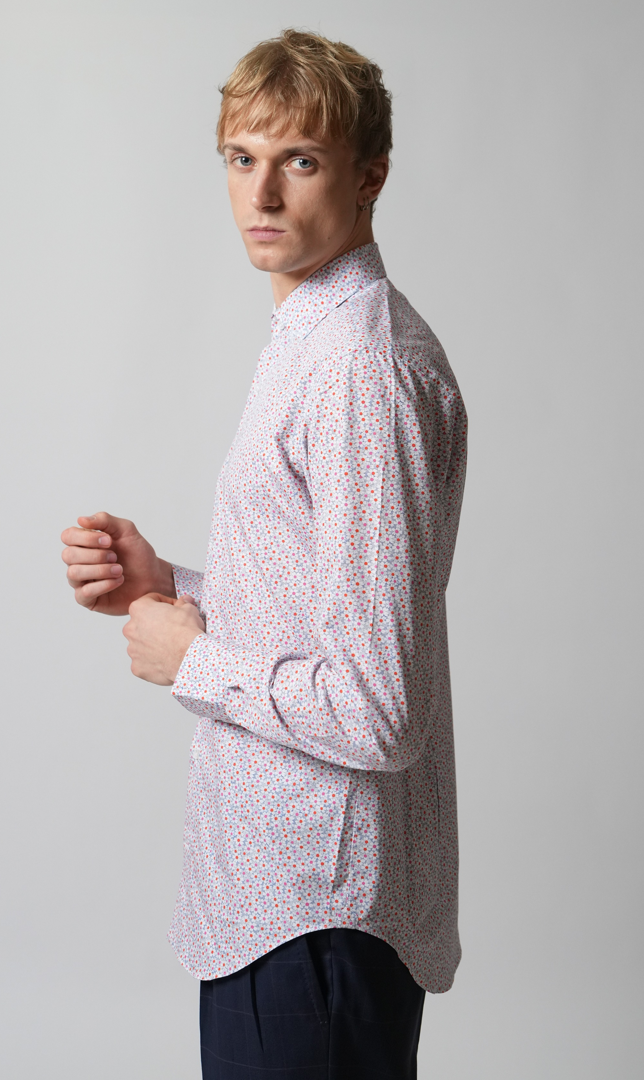 Hemd Handgemacht in Italien Super Slim Fit Daisys