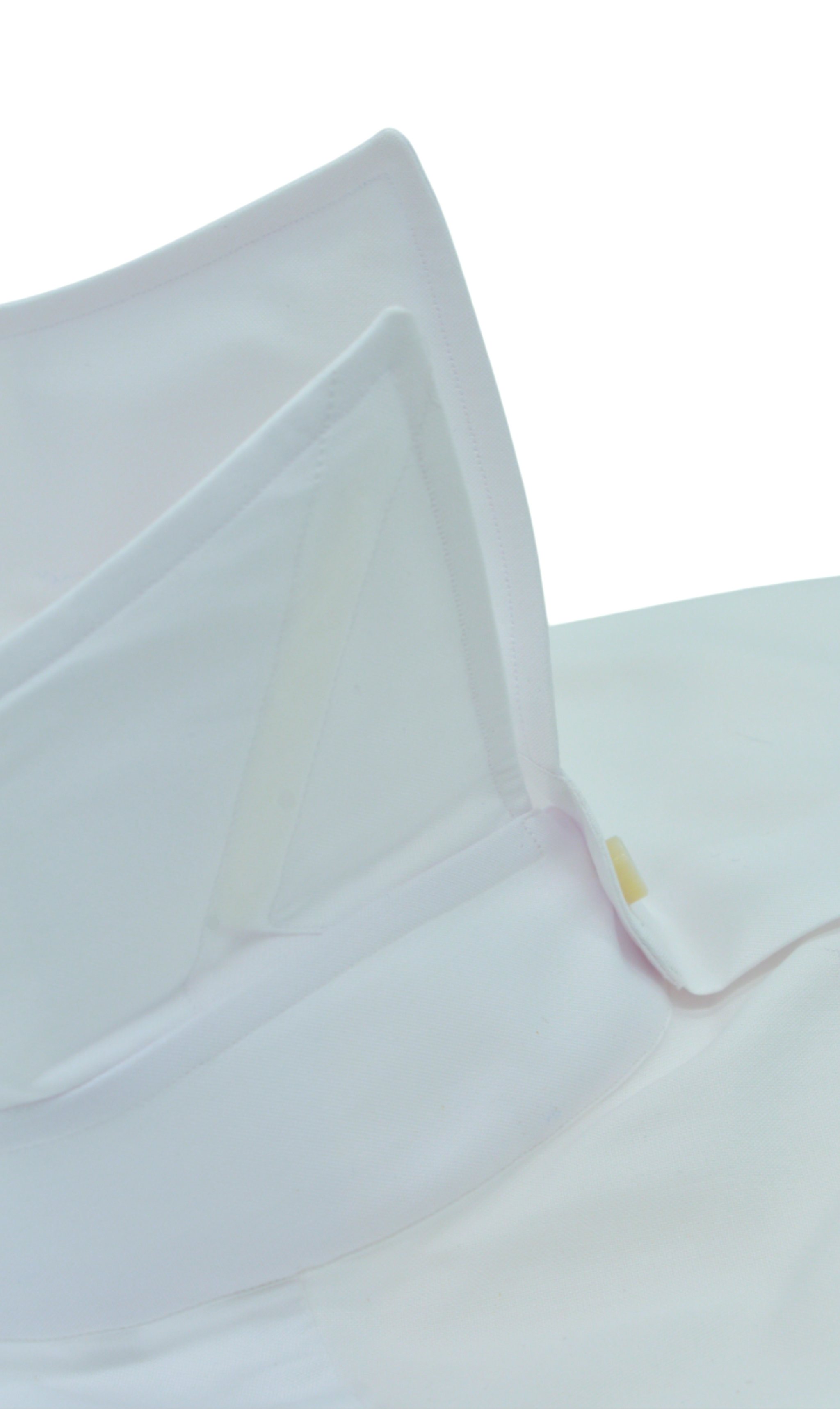 Hemd Handgemacht in Italien Vollzwirn Slim Fit Weiß