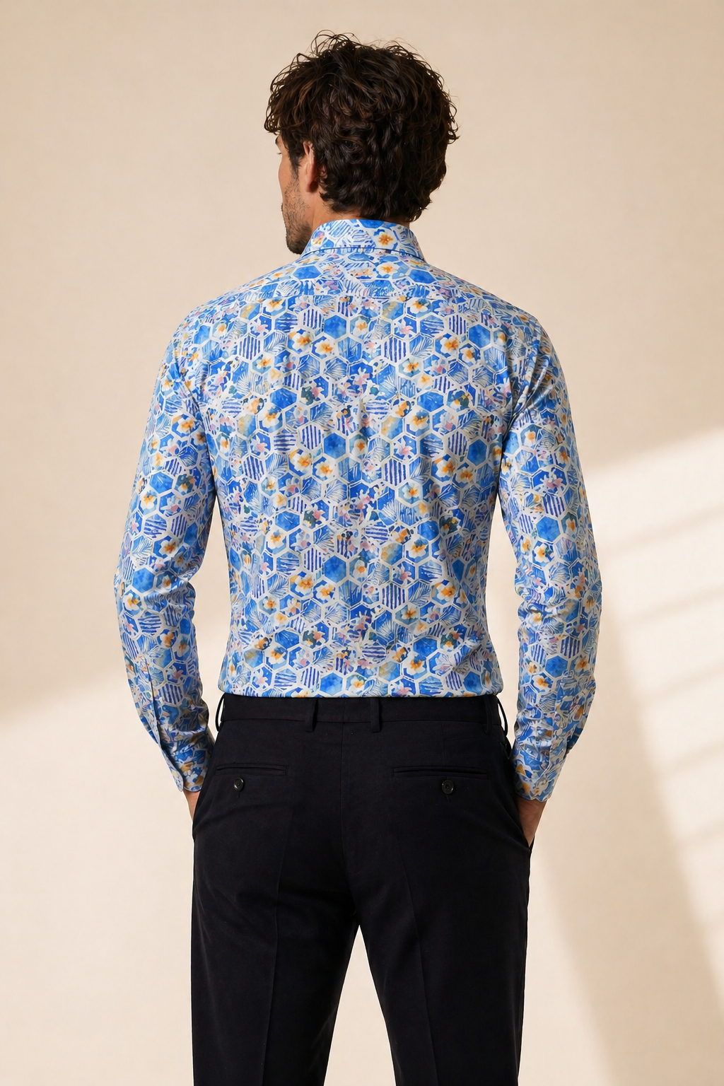 Shirt Handmade in Italy Slim Fit Floral