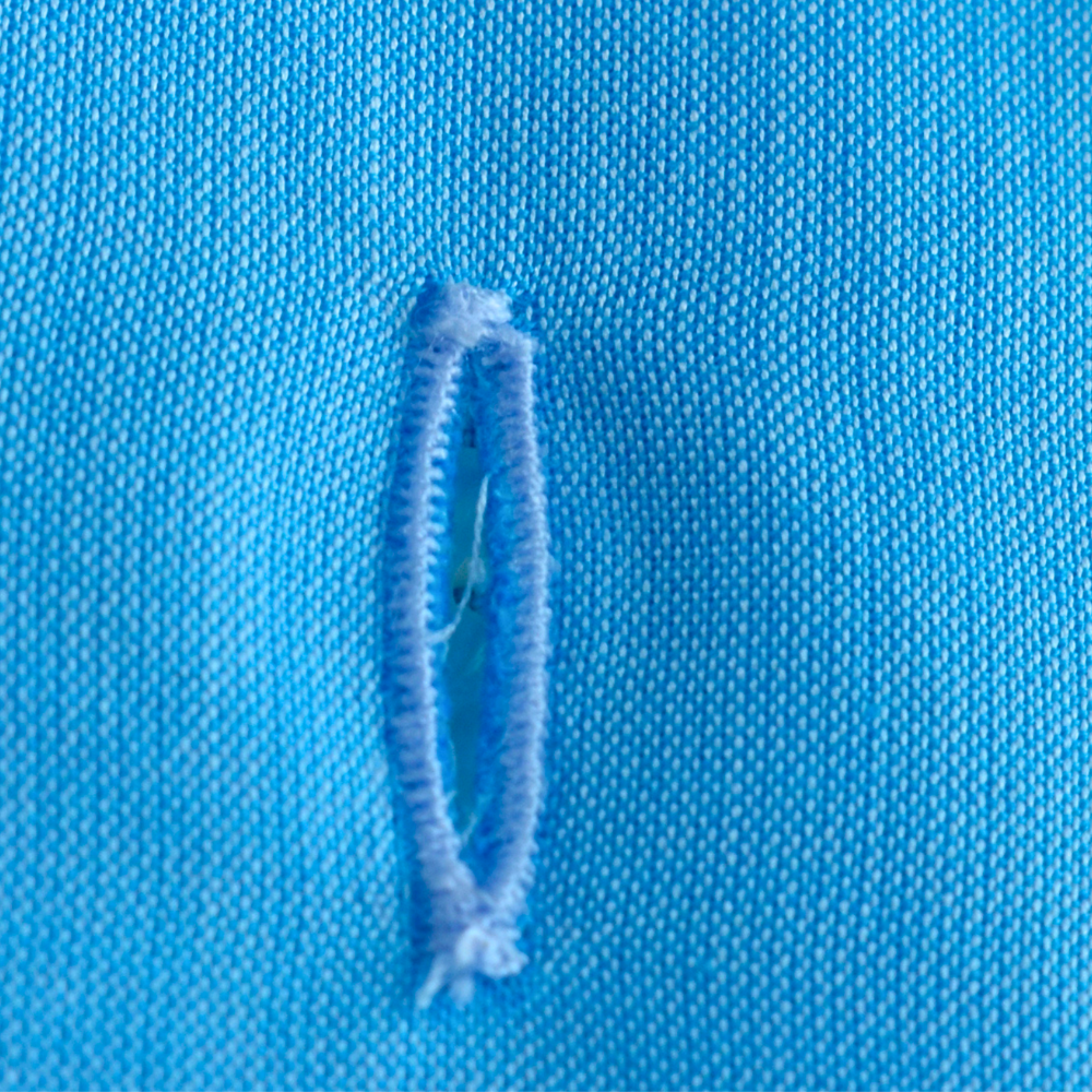 Die Knopflöcher