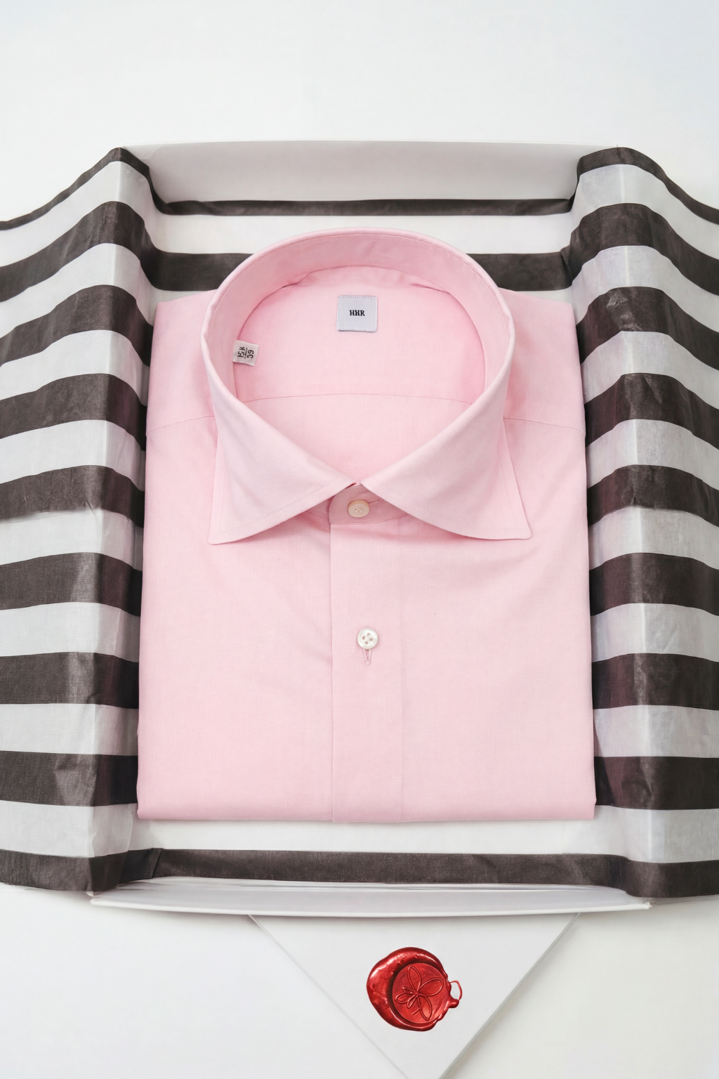 Shirt Handmade in Italy Full-Twisted Slim Fit Pink