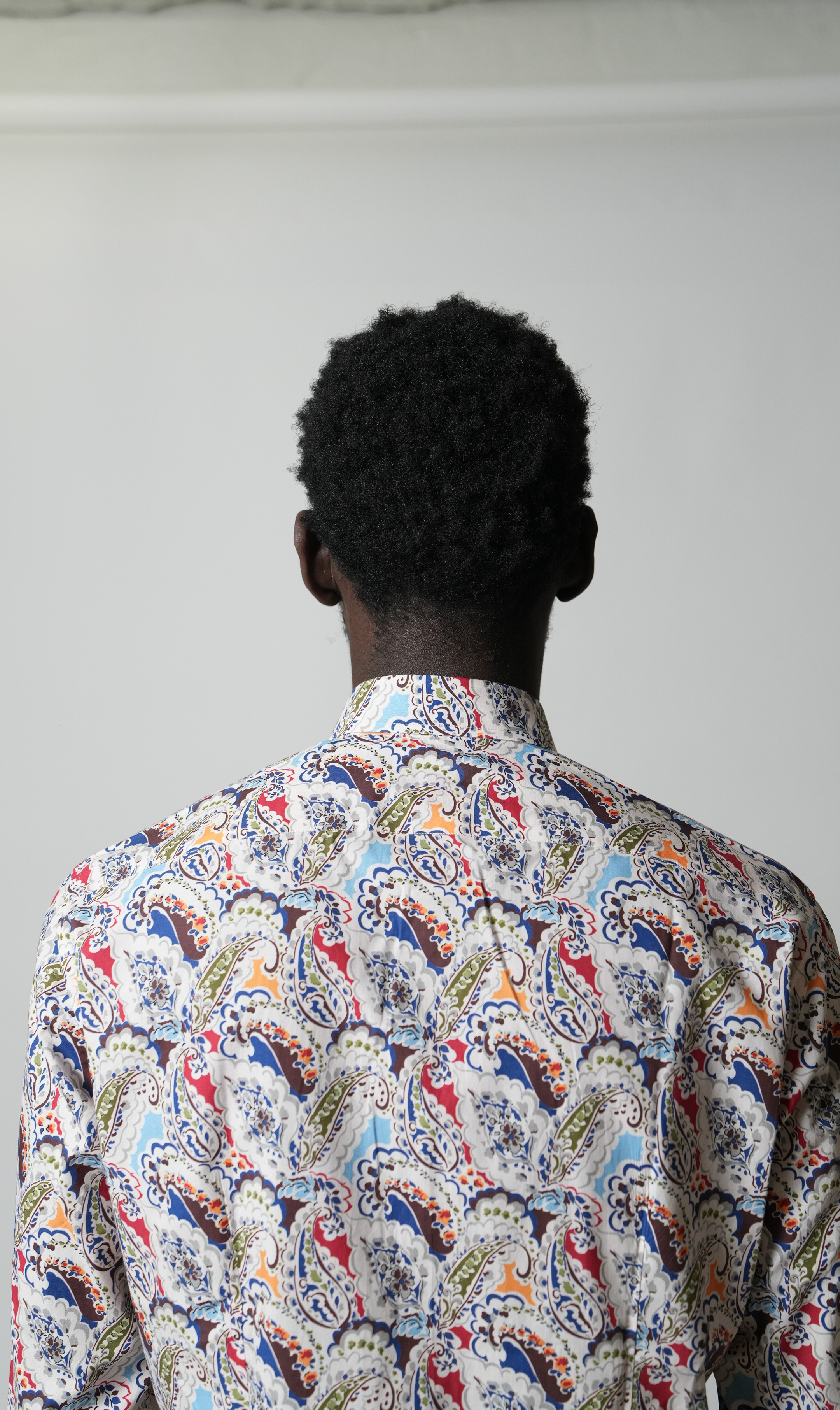 Hemd Handgemacht in Italien Super Slim Fit Paisley