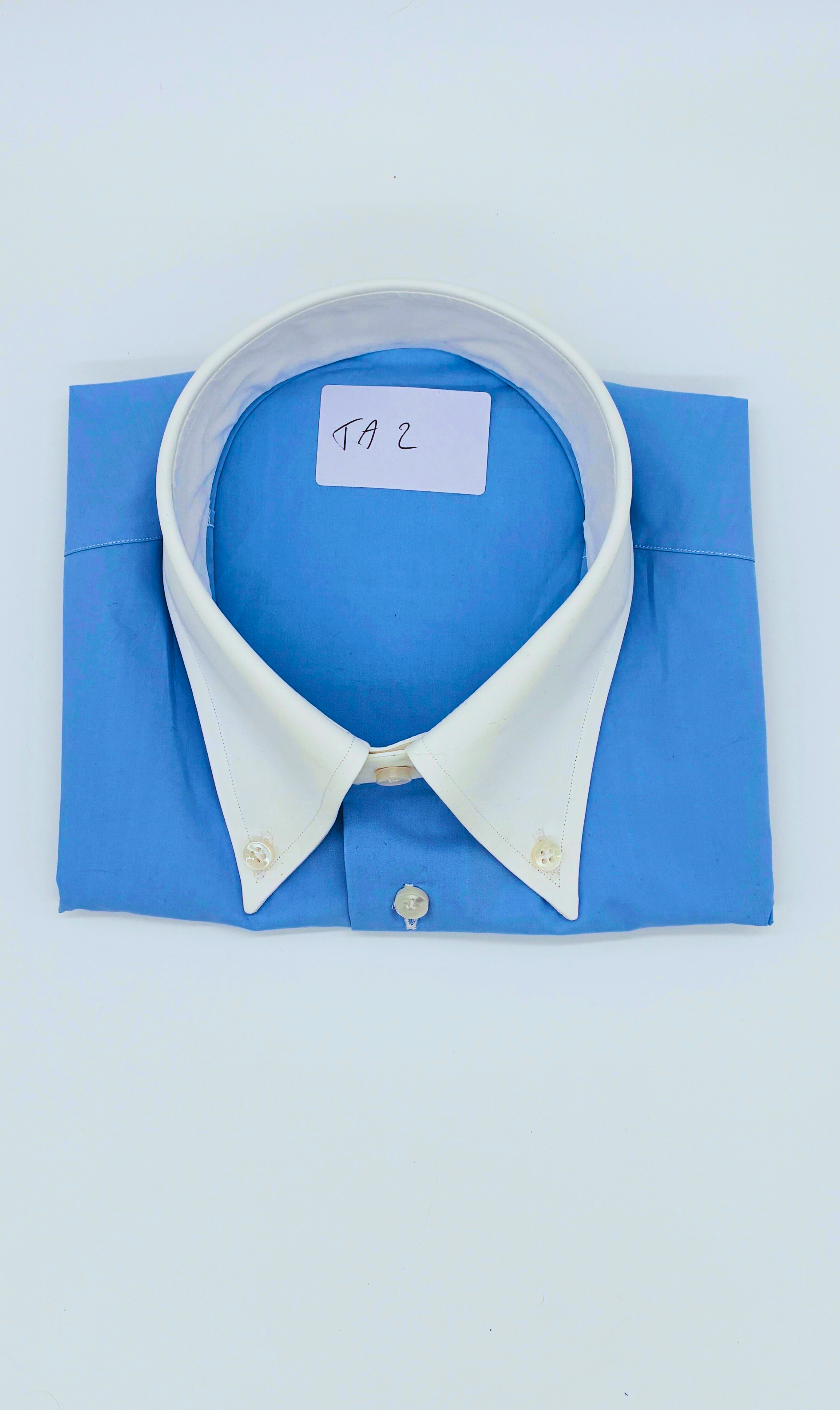 120/2 Vollzwirn. 100% Baumwolle. Handgemacht in Italien - Einfarbig