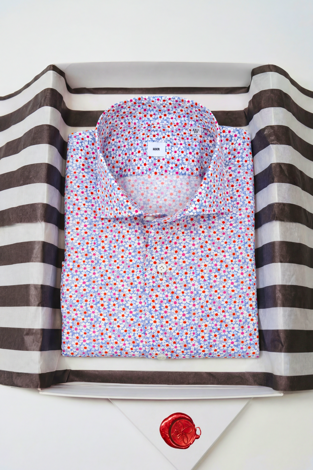 Daisyprint Shirt Super Slim Fit