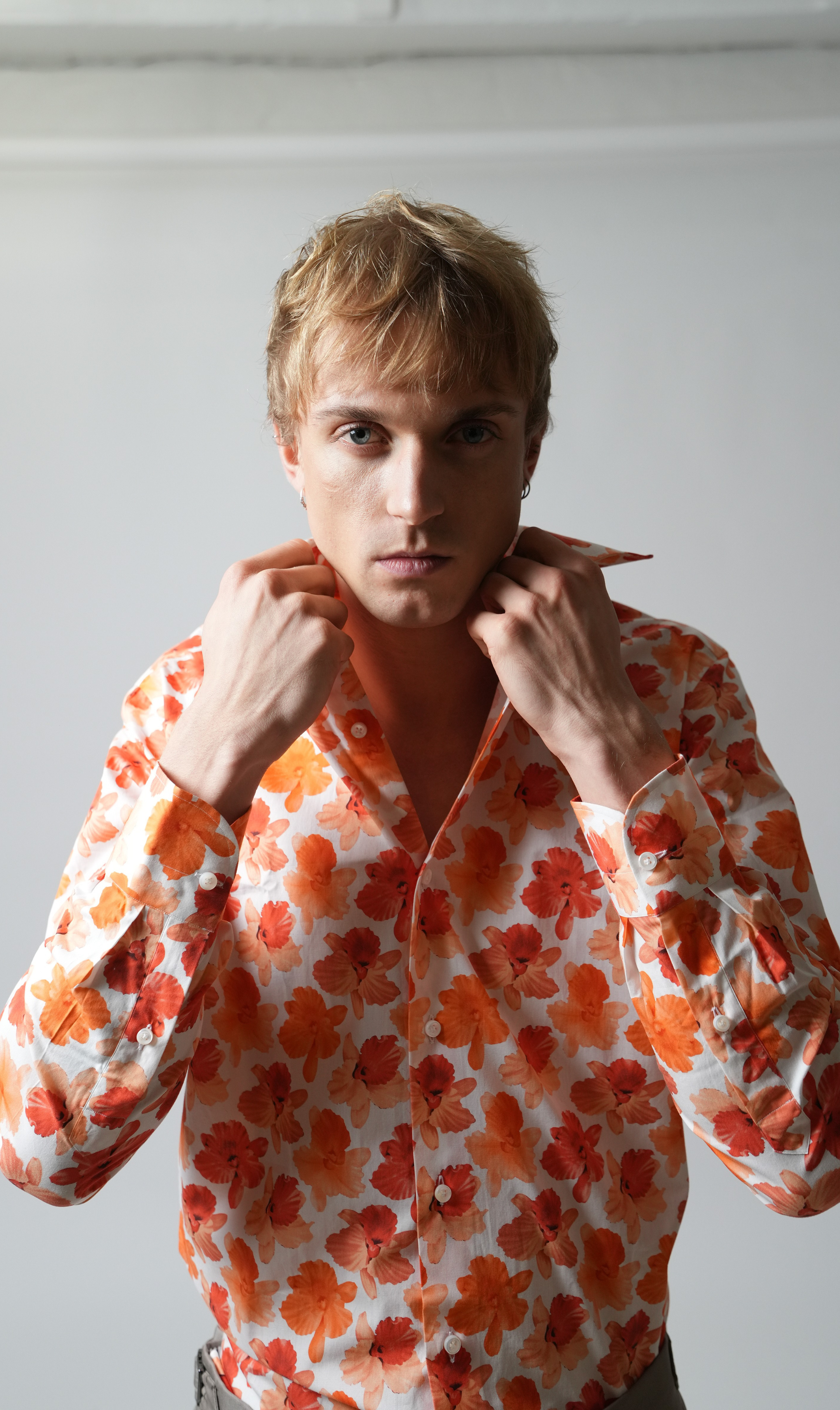 Hemd Handgemacht in Italien Slim Fit Hawaii