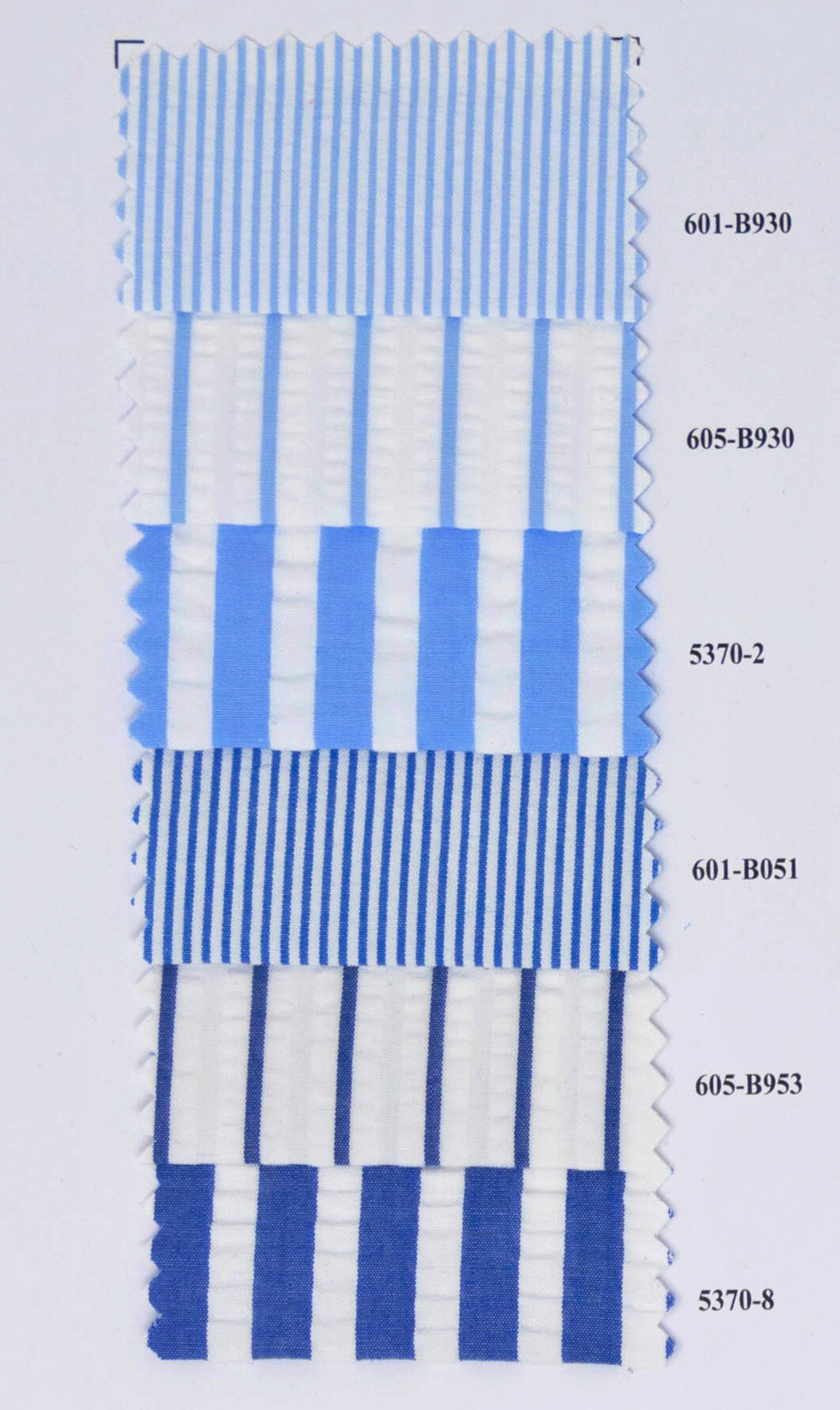 Brixia Maledives 60/1 Seersucker 100% Baumwolle Handgemacht in Italien - Gestreift