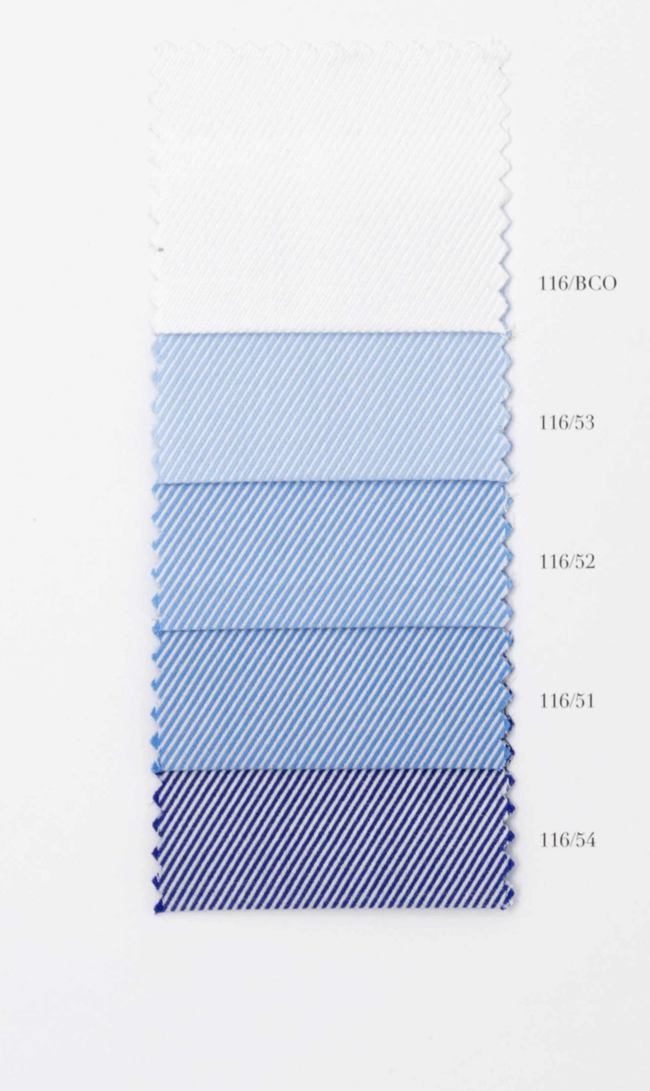 Angera Twill 100/2 Vollzwirn. 100% Baumwolle von Bersini Handgemacht in Italien 4-4