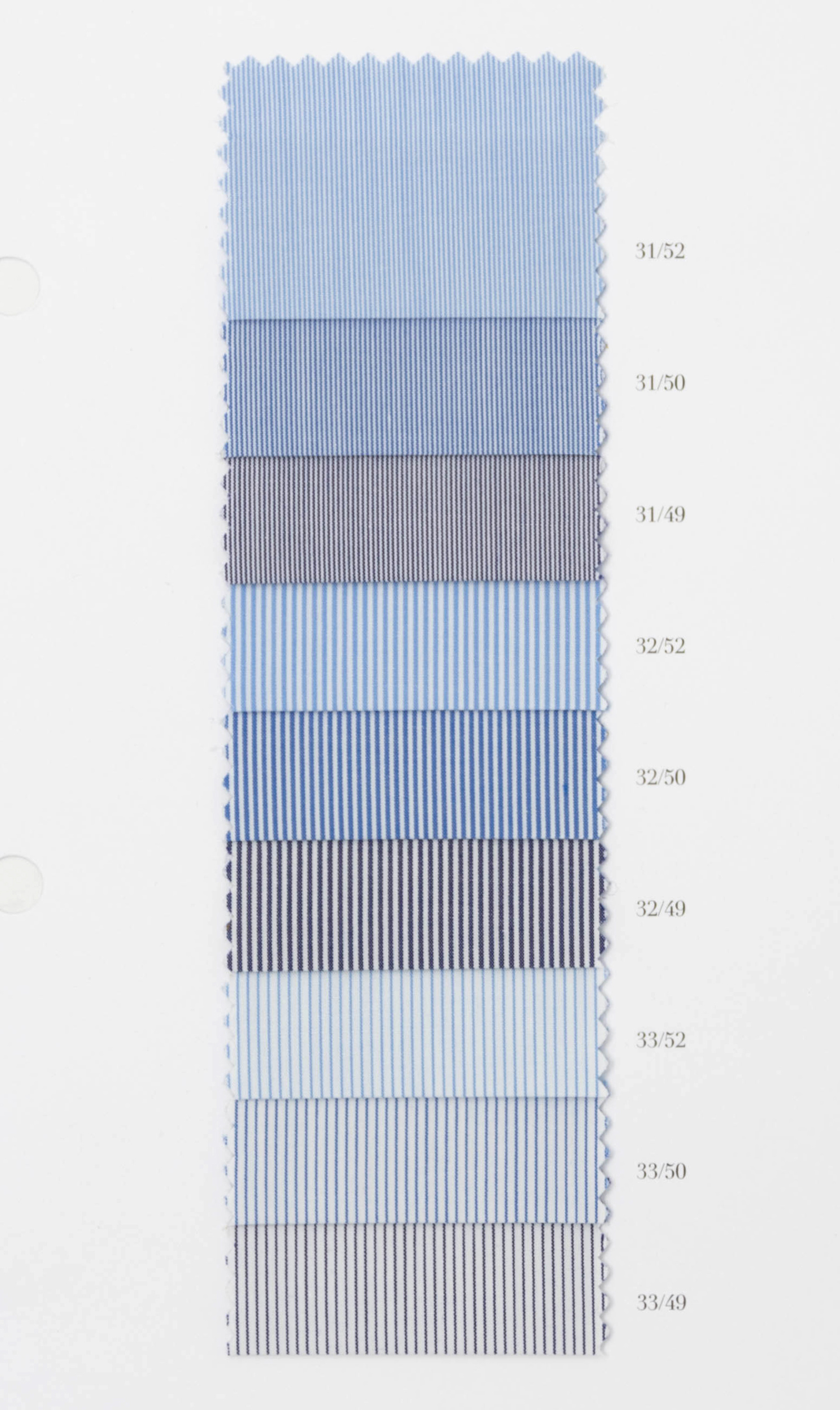 Butterfly 120/2 Vollzwirn 100% Baumwolle Handgemacht in Italien - Gestreift