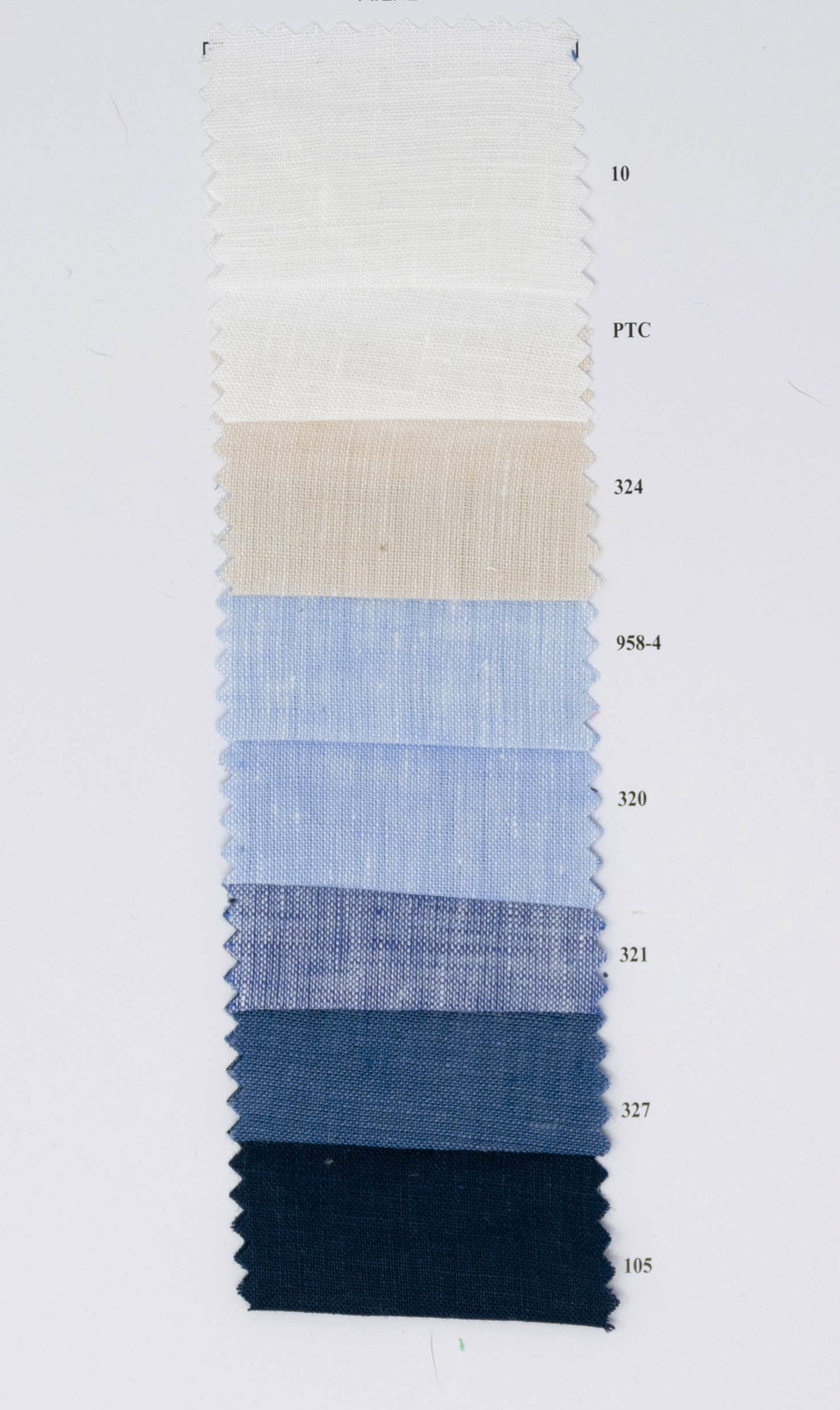 Brixia Antene Leinen - Sand- Blau