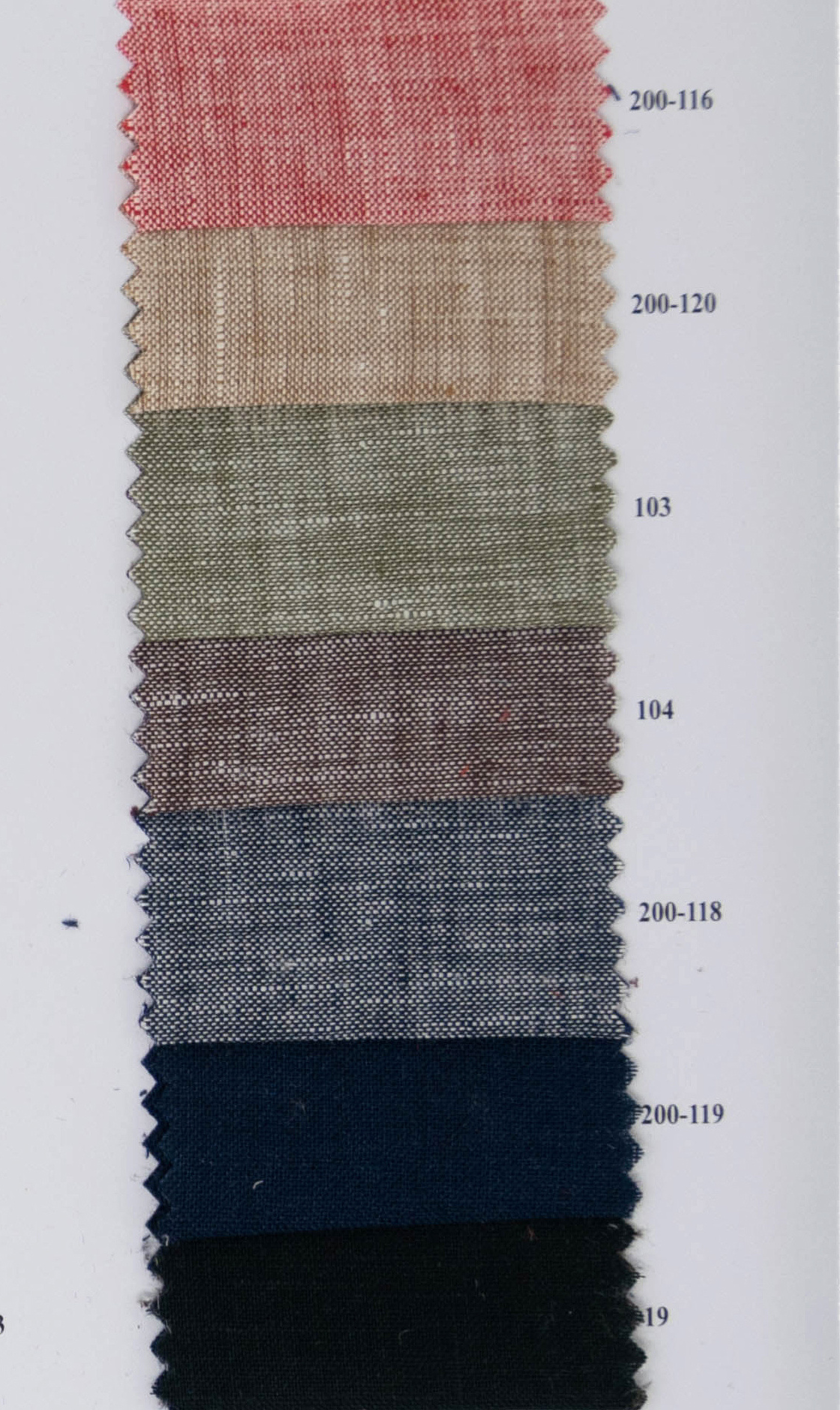 Brixia Antene Leinen - Rot - Braun