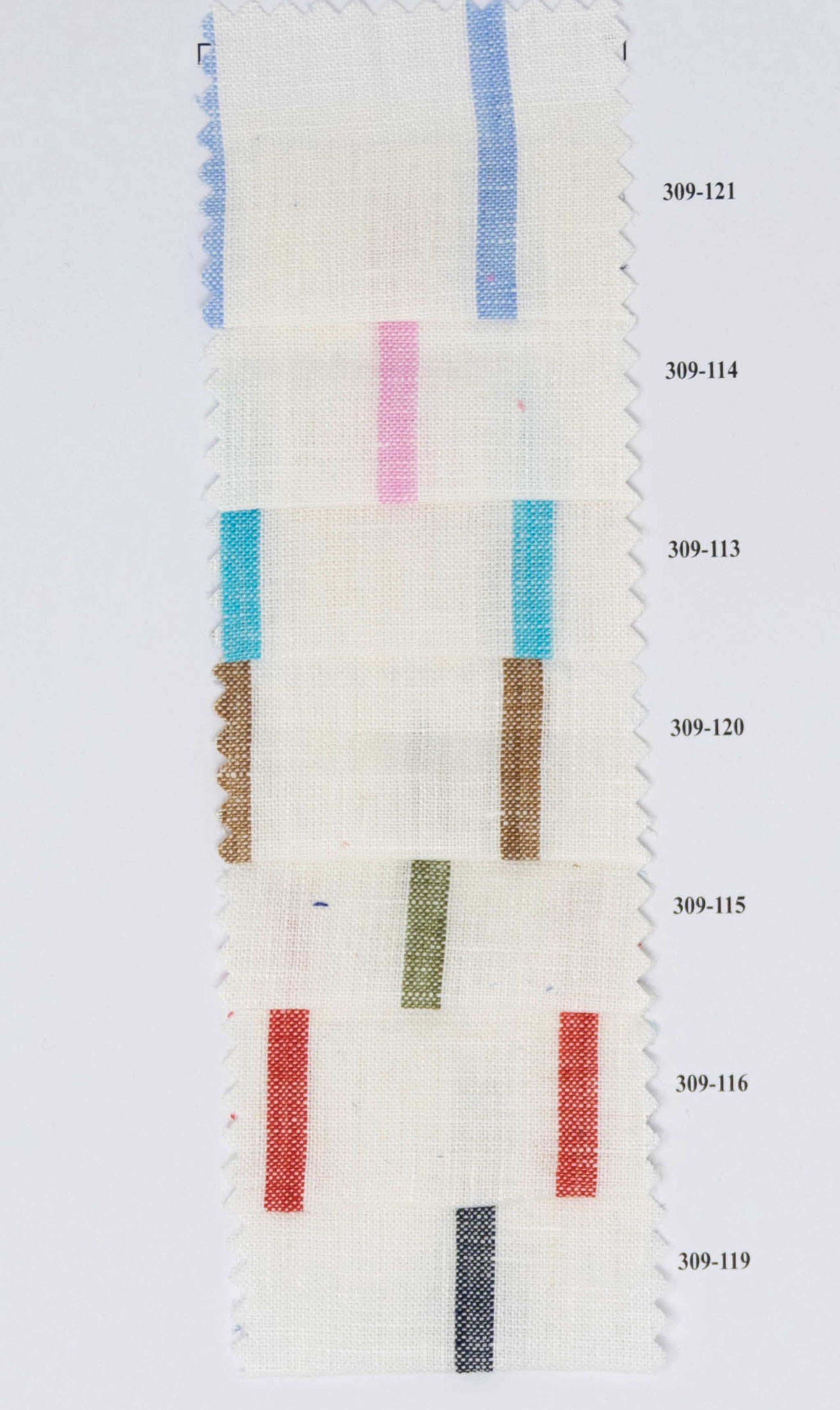 Brixia Antene Leinen - Weiß - gestreift